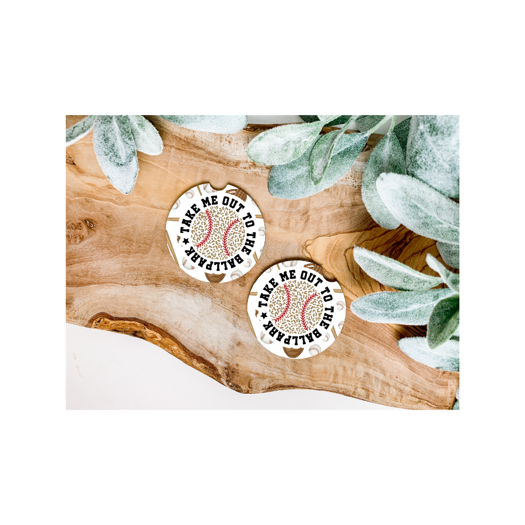 Baseball Car Coasters - Several Style Options