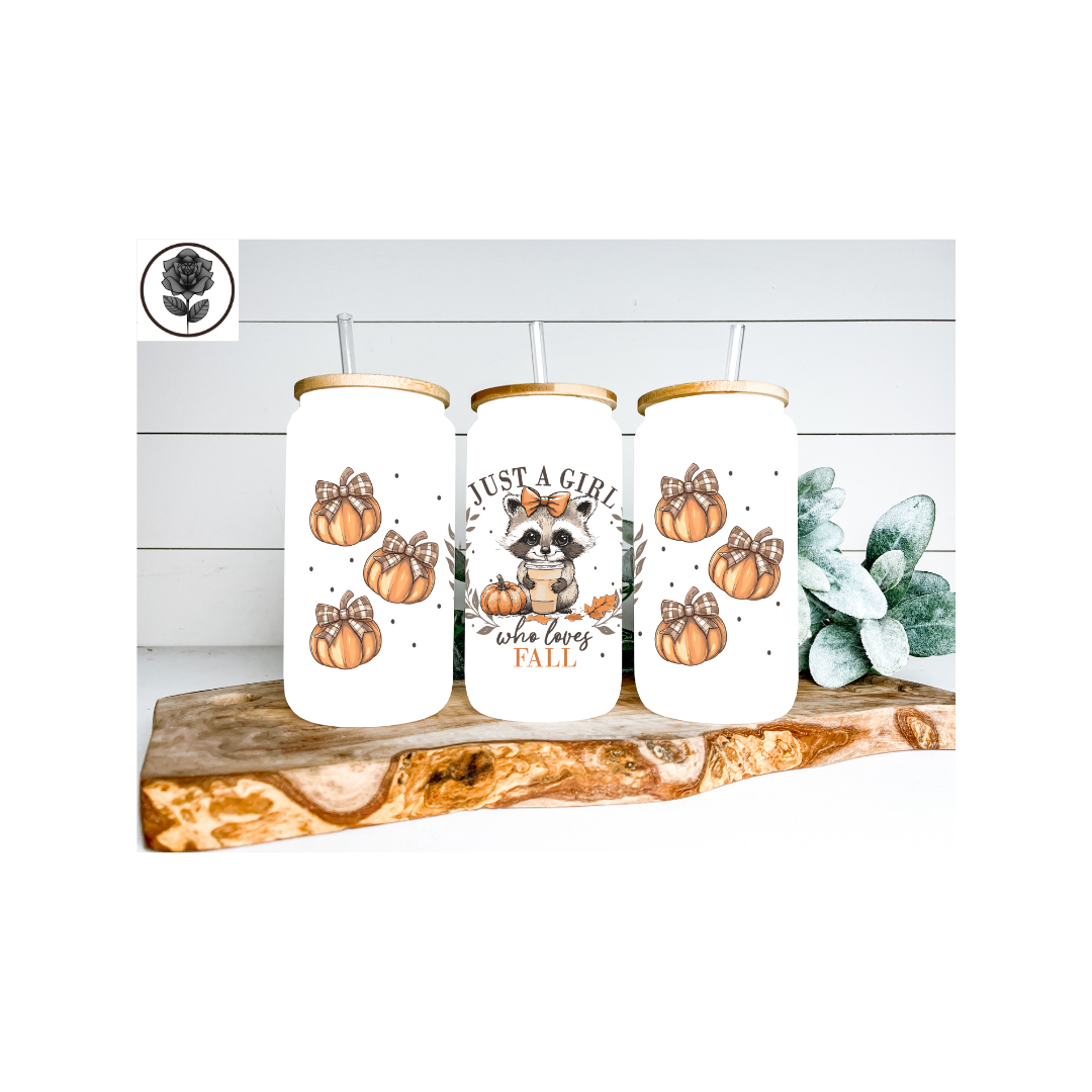 Fall Halloween Glass Cup Several Design Options