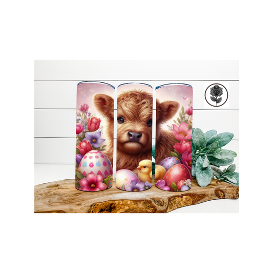 Easter Baby Cow Tumbler