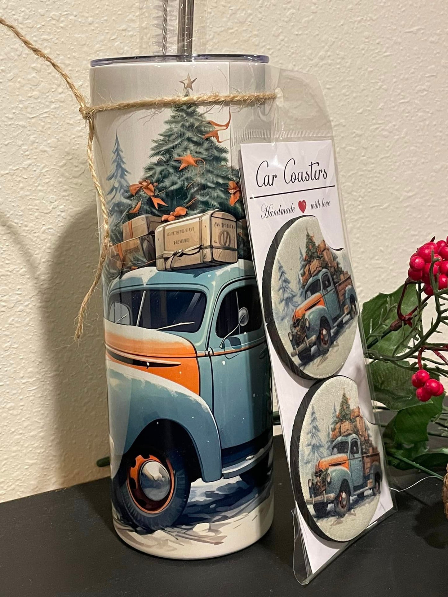 Holiday Truck - Blue - Gift Set