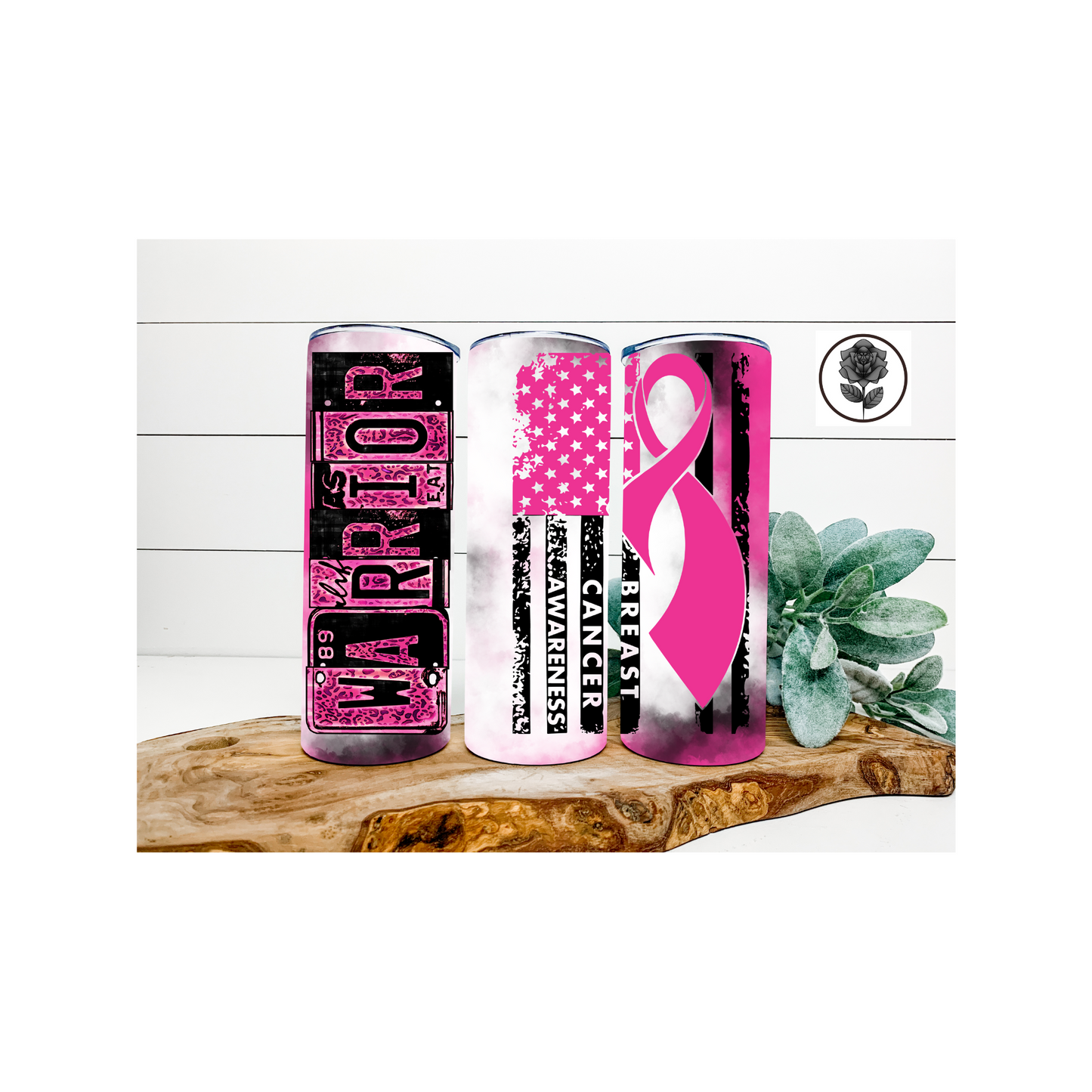 Breast Cancer Warrior Tumbler