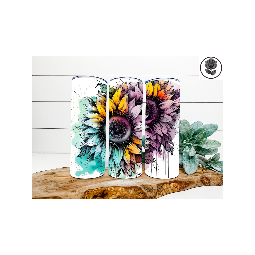 Sunflowers Tumbler - Several Options