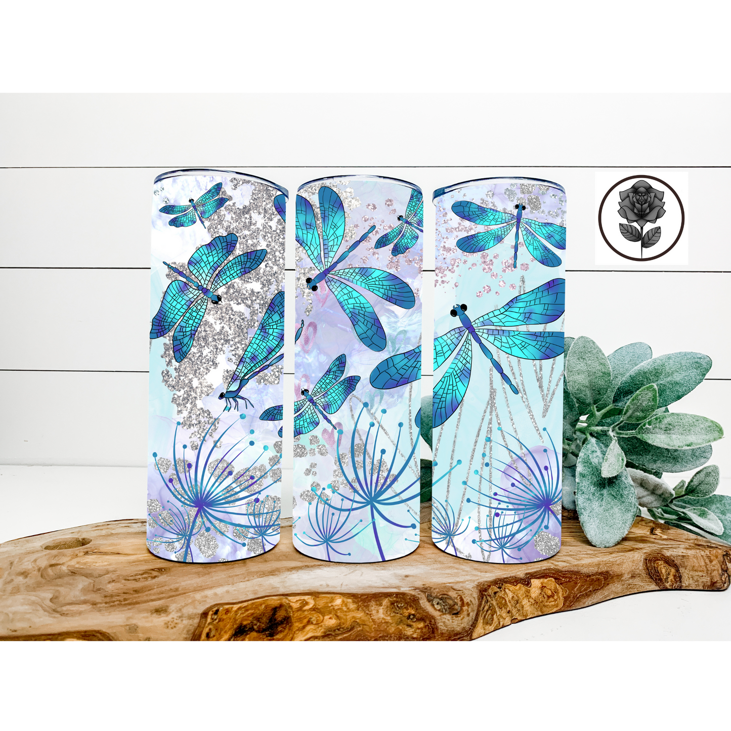 Dragonflies Blue Tumbler