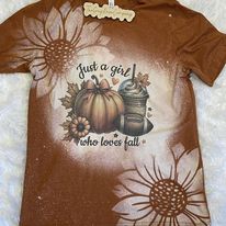 Girl Who Loves Fall Sunflower T-Shirt