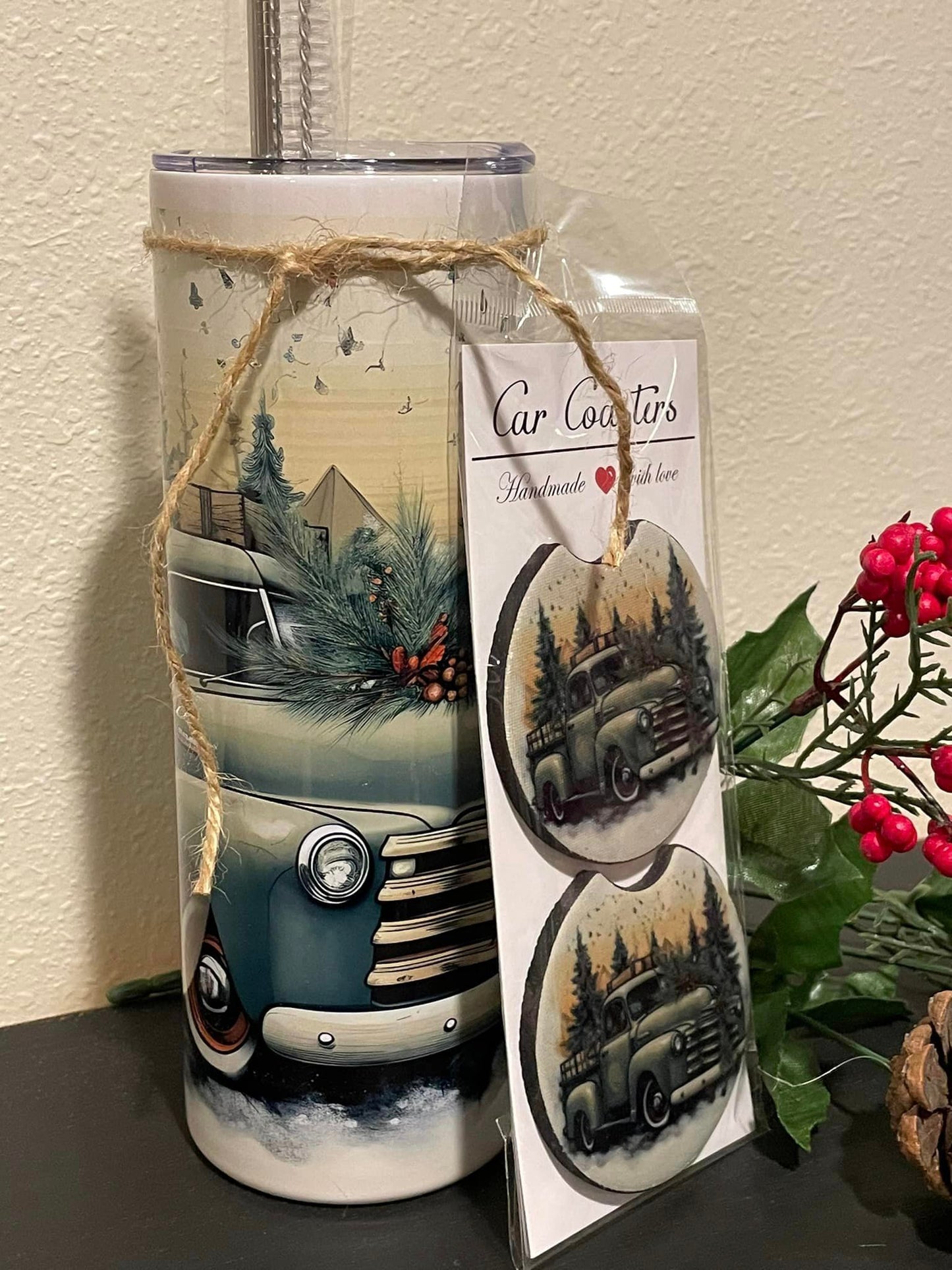 Holiday Truck - Green - Gift Set