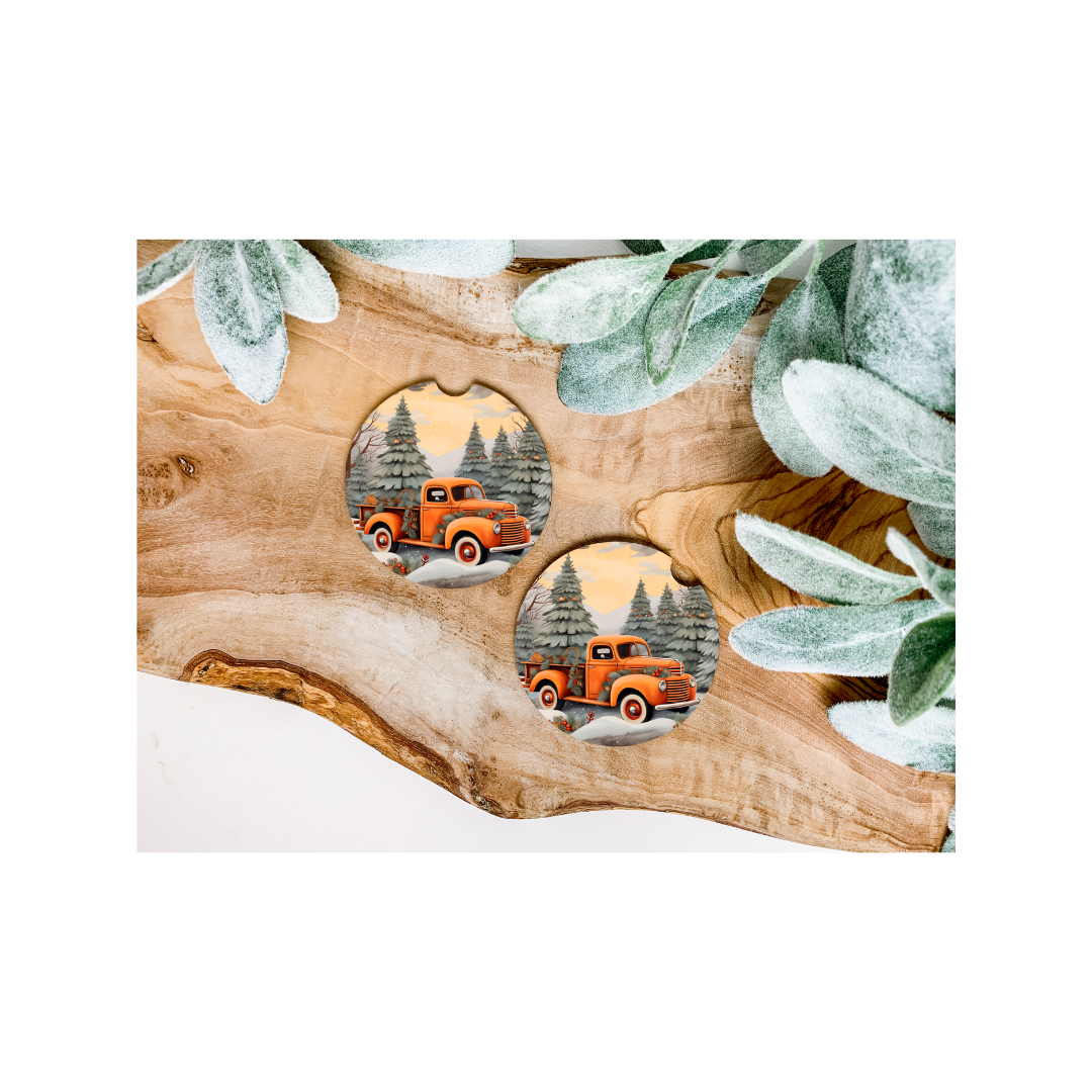 Holiday Truck - Orange - Gift Set