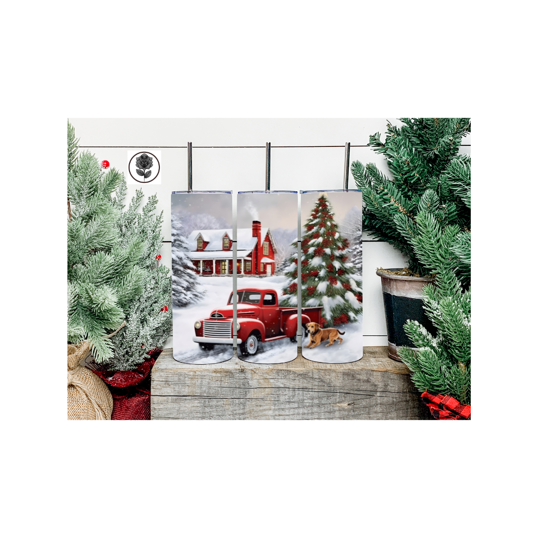 Holiday Truck - Red 3 - Gift Set