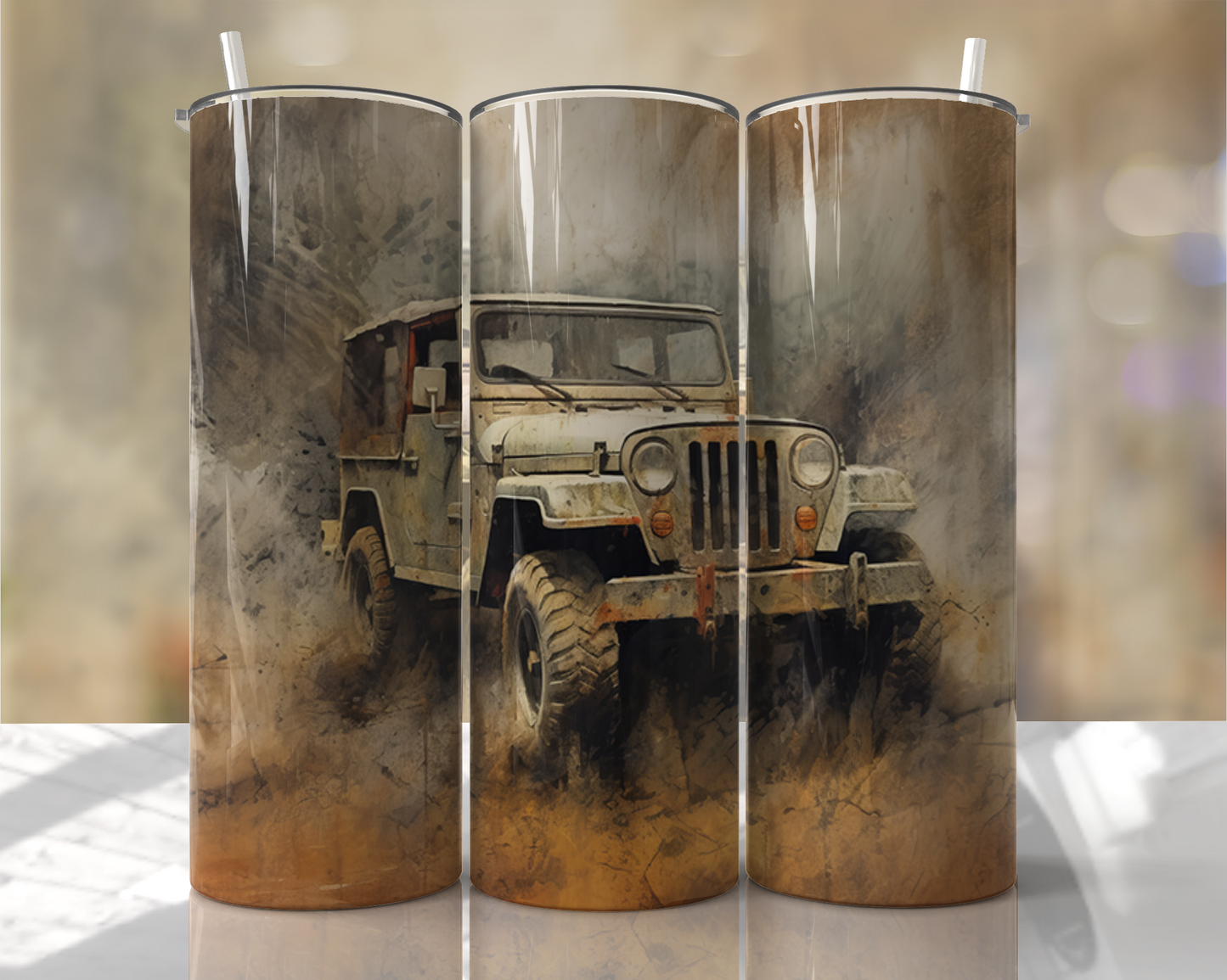 Off Road Jeep Tumbler