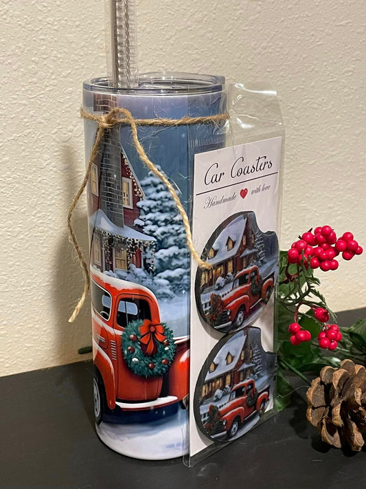 Holiday Truck - Red 2 - Gift Set