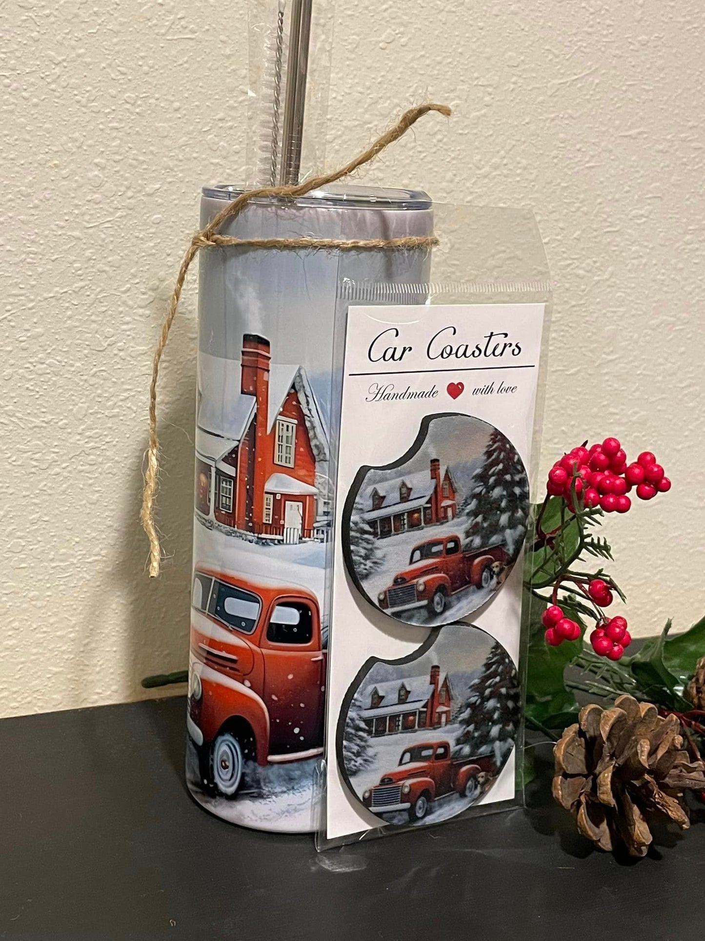 Holiday Truck - Red 3 - Gift Set