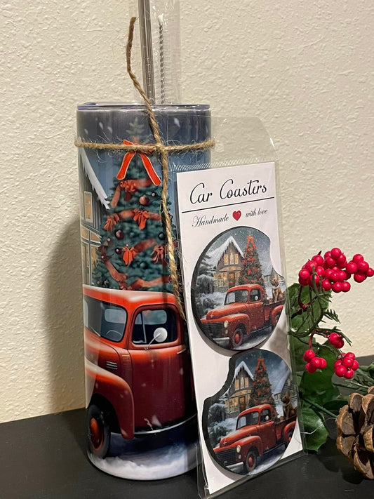 Holiday Truck - Red 4 - Gift Set