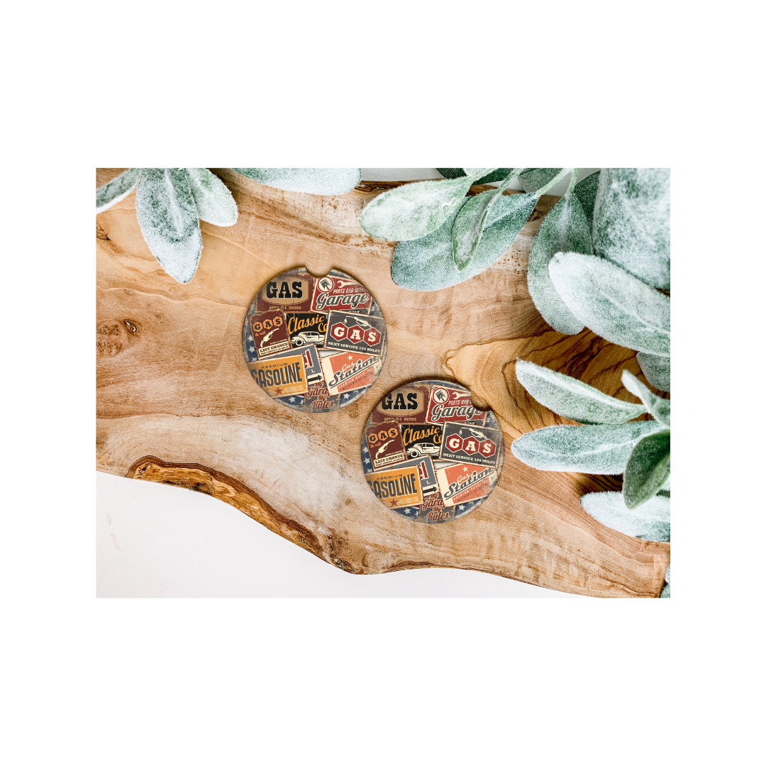 Route 66 Car Coasters - Several Style Options