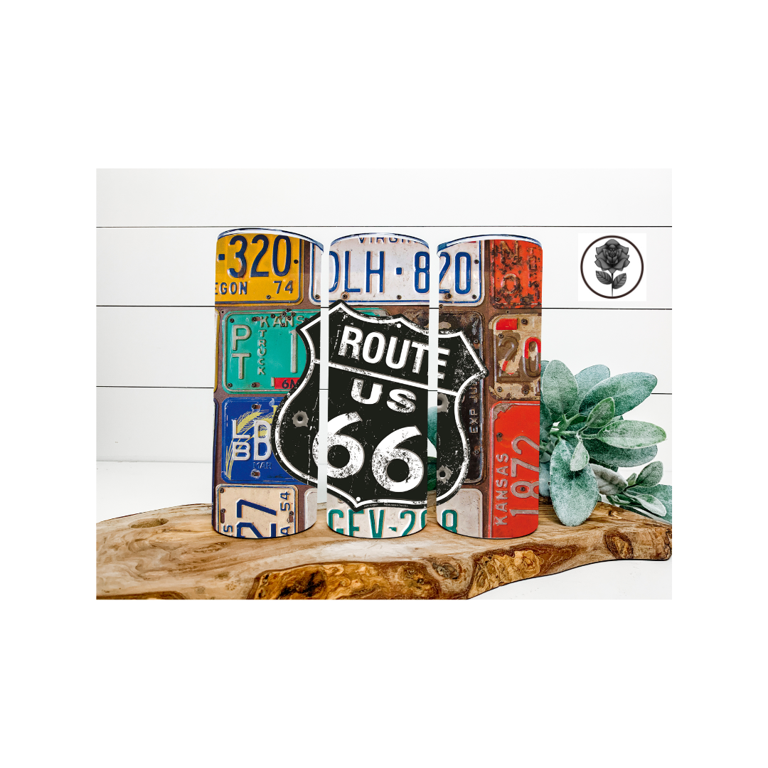 Route 66 Vintage Tumbler