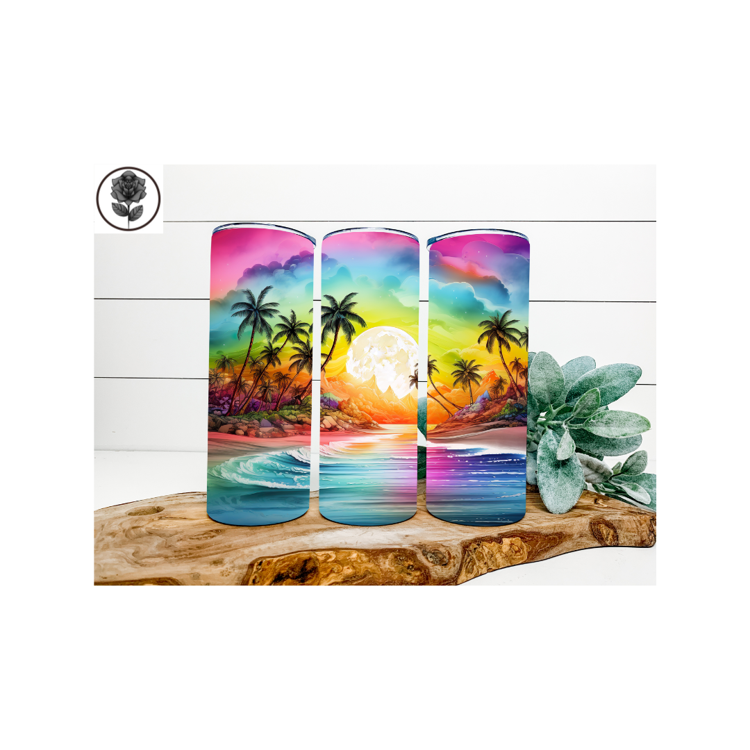 Tropical Beach Tumbler