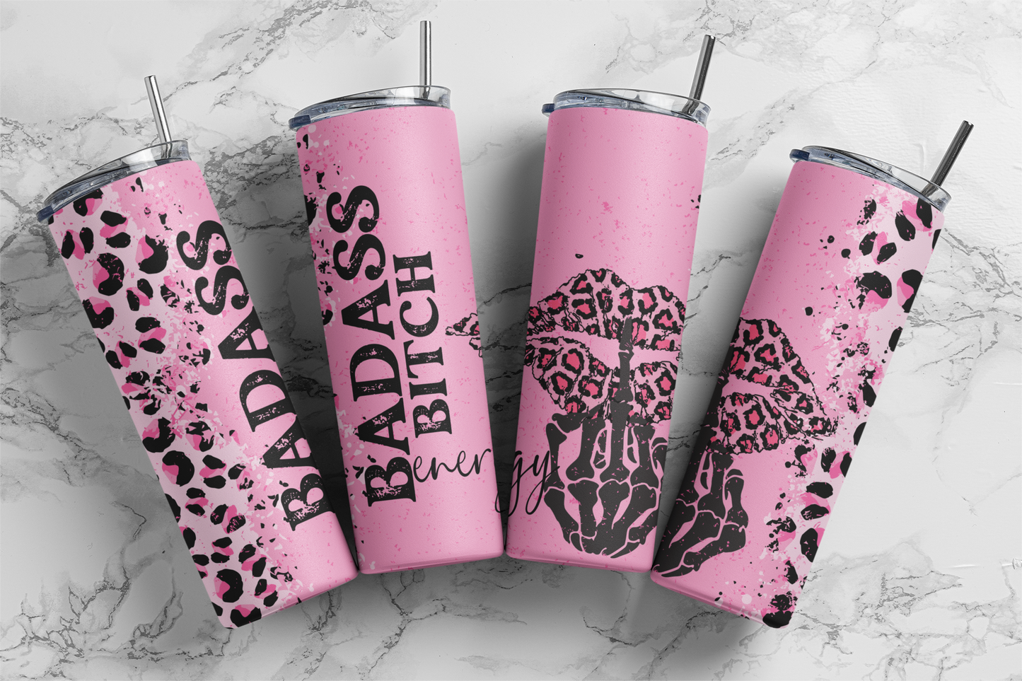 Bad B Energy Pink Tumbler