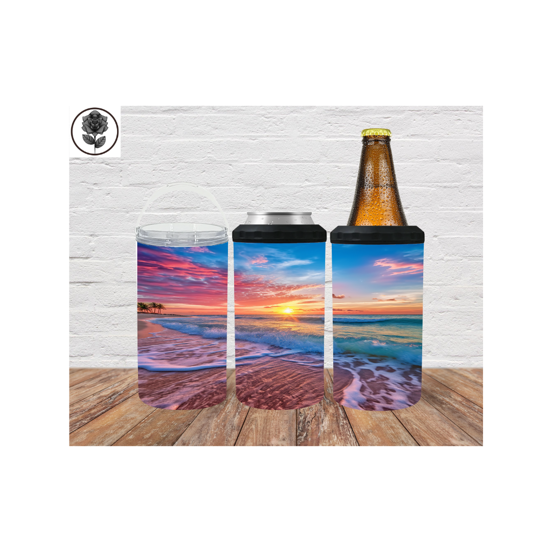 Beach 4-in-1 Can Cooler