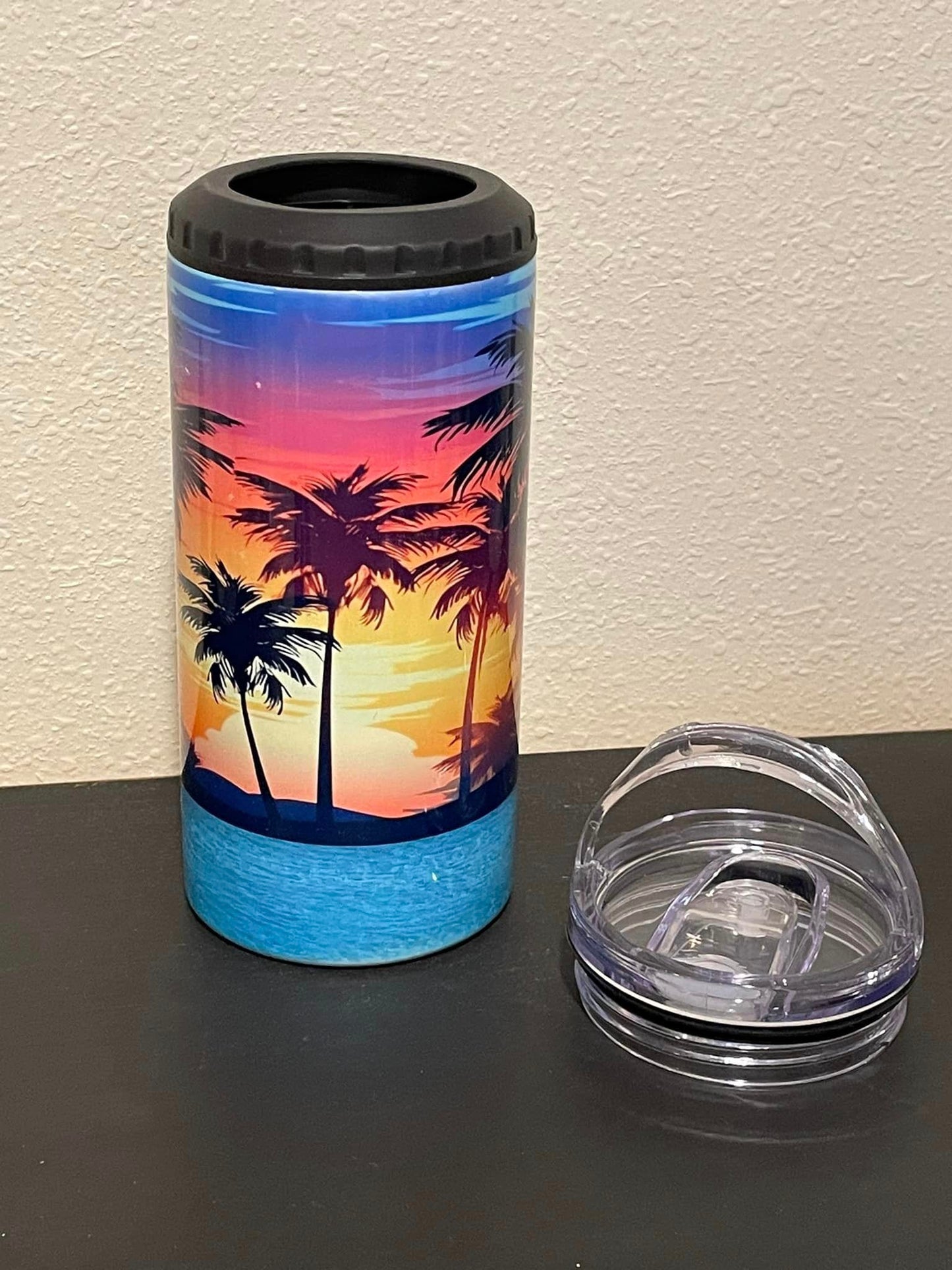 Beach Sunset 4-in-1 Can Cooler