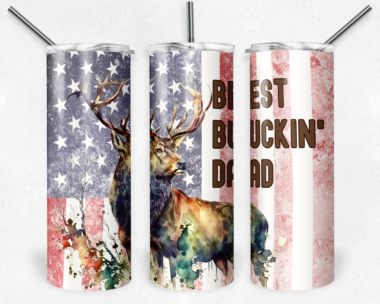 Best Buckin' Dad Tumbler