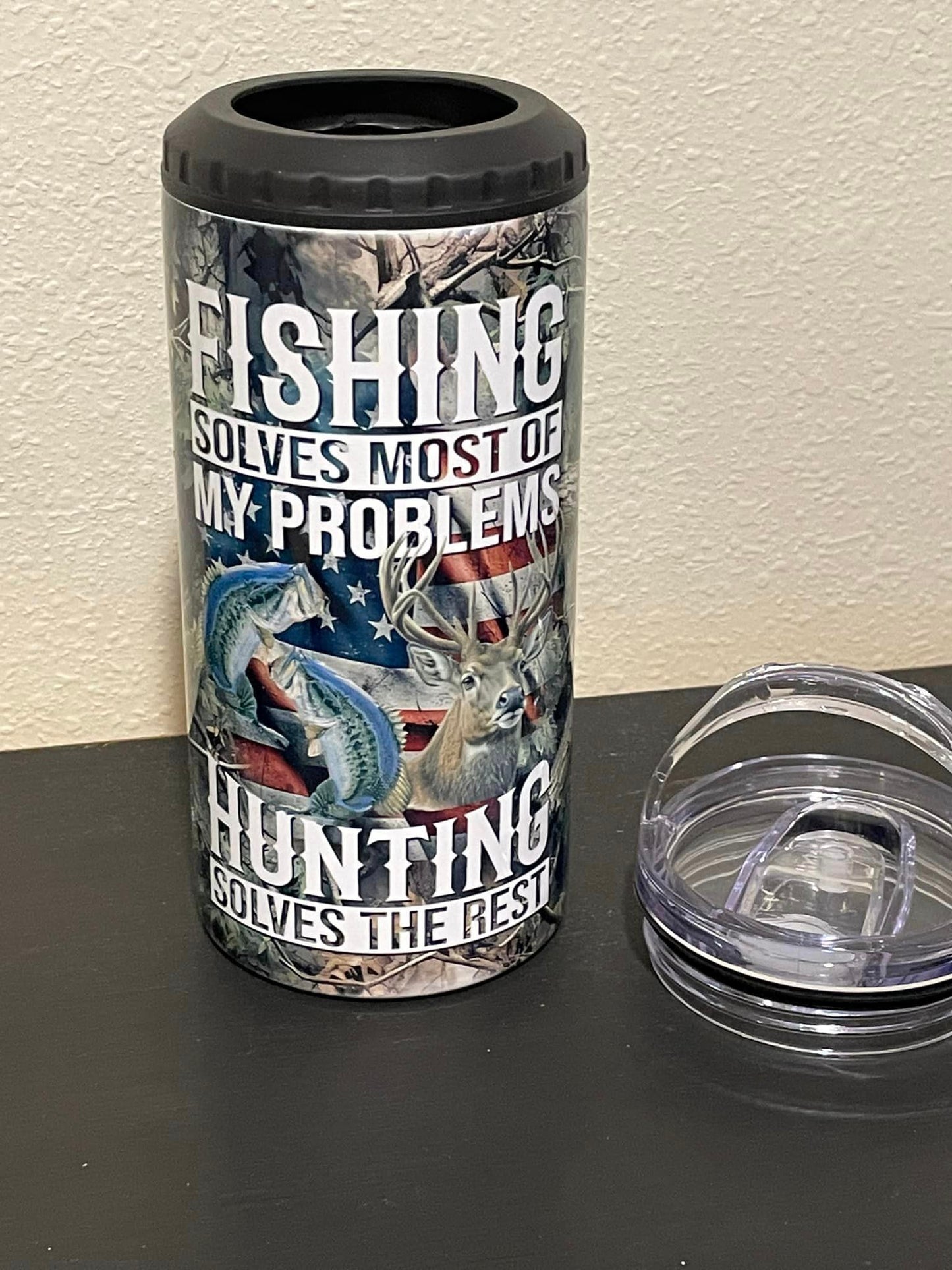 Fishing Hunting 4-in-1 Can Cooler