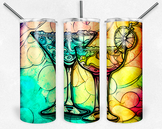 Stained Glass Margaritas Tumbler