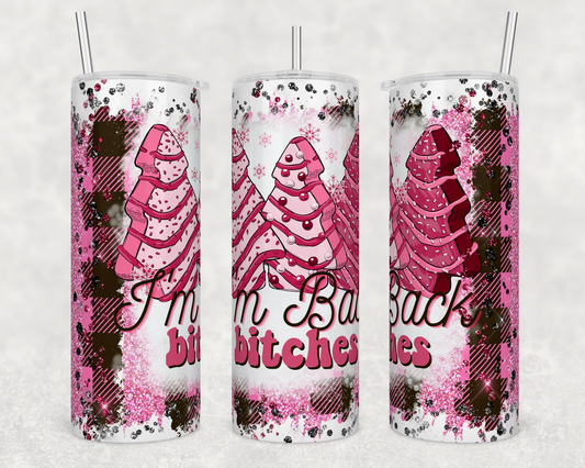 Christmas Trees Pink Tumbler